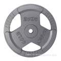 standard cast iron barbell weight plate